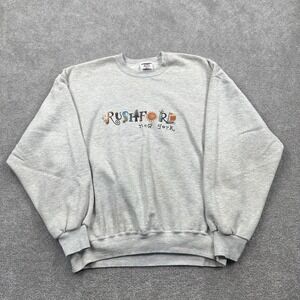 VTG Rushford New York Super Sweats Crew Neck Size 2XL Grey Made USA